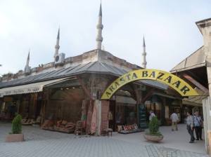 Entering the Arasta Bazzar